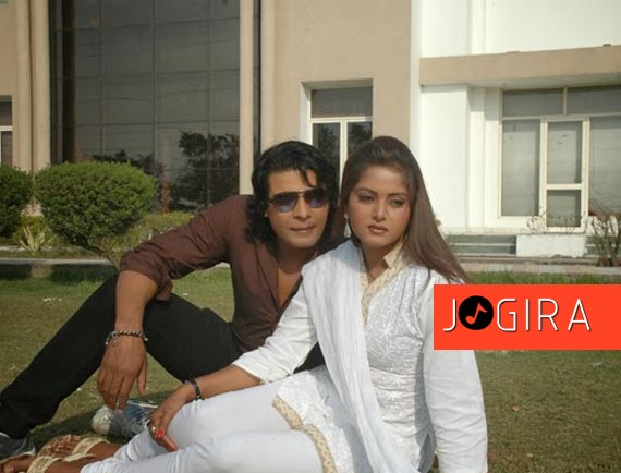 viraj bhat and anjna singh in Bhojpuri Film Garda