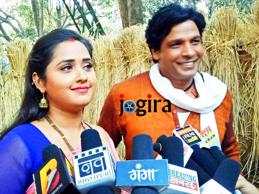 bhojpuri actress kajal raghwani and biraj bhat